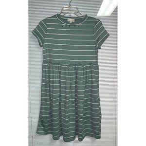 See You Monday Striped Tiered Dress — Medium